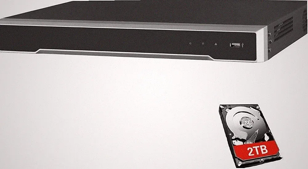 7616NI-Q2/16P with 2TB Hard Drive Storage, H.265 16 Channel PoE 8MP Network