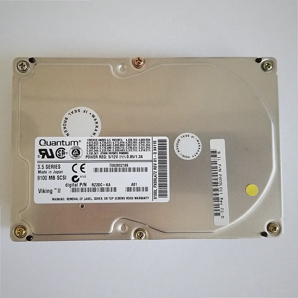 9.1GB 68 PIN SCSI HARD DRIVE DIGITAL RZ2DC/QUANTUM 9100L VIKING II PX09L472/PX09