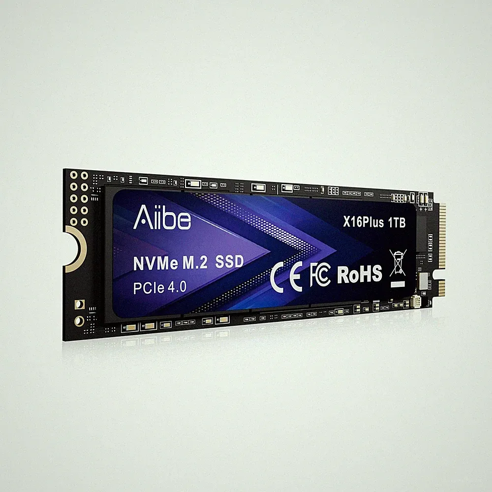 Aiibe X16Plus 1TB Internal SSD PCIe 4.0 M.2 2280 NVMe Internal Solid State Dr...