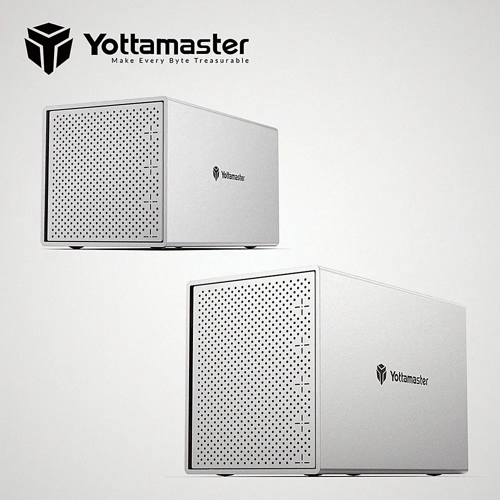 Aluminum 2 4 5 Bay Hard Drive Enclosure Type B Type C For 2.5" 3.5" SATA HDD SSD