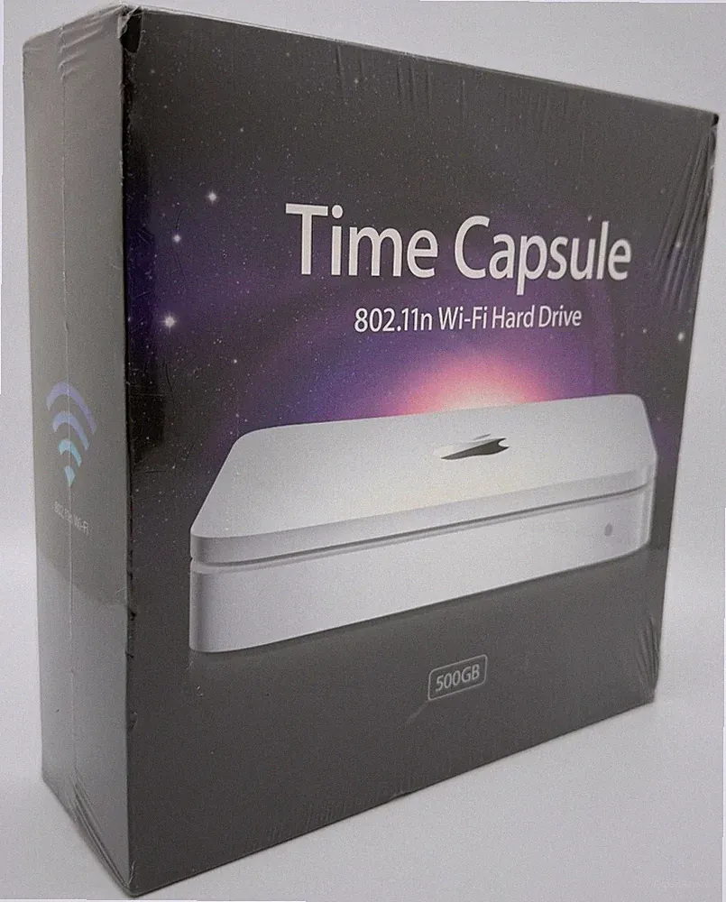 Apple Time Capsule 802.11n Wi-Fi Hard Drive 500GB Time Machine Wireless Backup