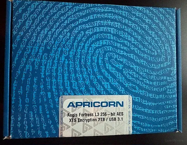 Apricorn Aegis Fortress L3 2TB Encrypted External HDD AES-XTS USB 3.1 New