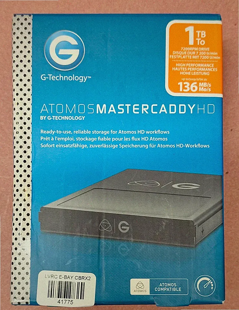 Atomos Master Caddy HD (1TB) Internal / External HDD 7200 RPM Hard Drive 0G05218