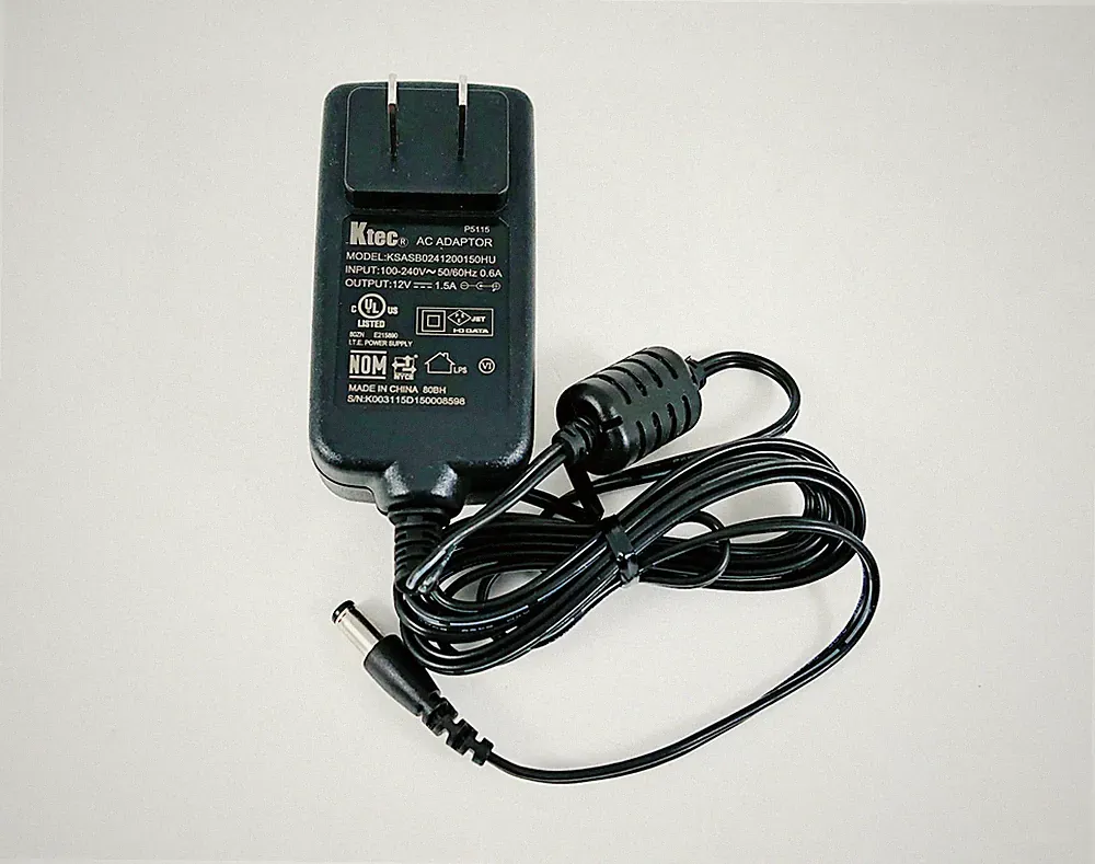 Authentic 1.5A AC Power Adapter for WD My Book Desktop External Hard Drive