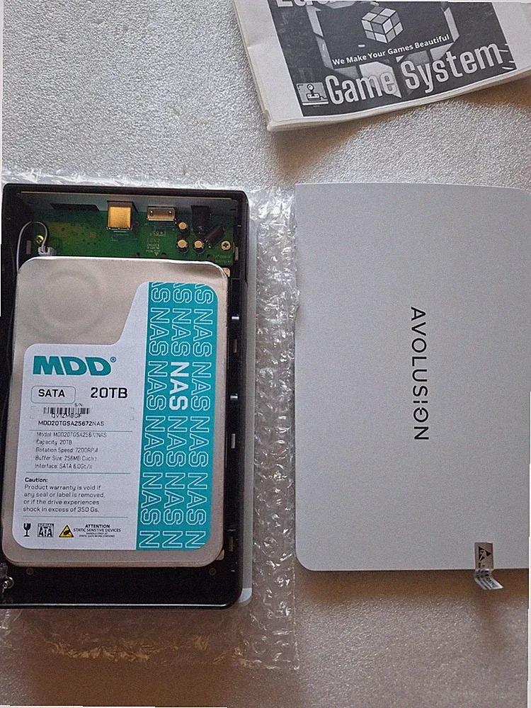 Avolusion 20TB External Hard Drive Game System (MDD 20TB NAS HDD) - PRO-5Y
