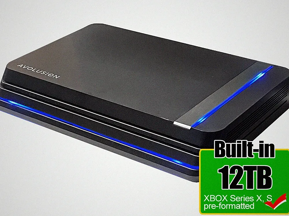 Avolusion HDDGear Pro X 12TB USB 3.0 External Gaming Hard Drive -XBOX Series X,S