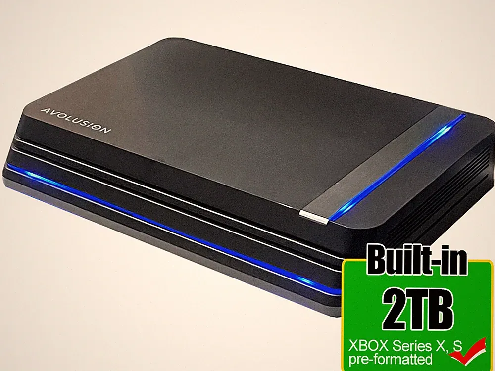Avolusion HDDGear Pro X 2TB USB 3.0 External Gaming Hard Drive - XBOX Series X,S