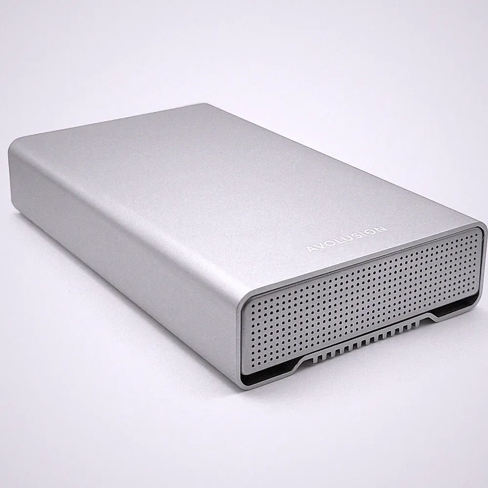 Avolusion PRO-G1 Series 8TB USB 3.2 Gen 2 USB-C External Hard Drive (Silver)