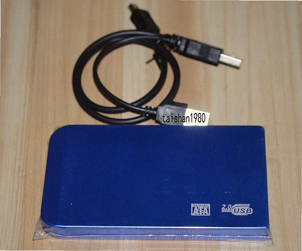 blue USB2.0 100GB External Hard Drive HDD Portable Laptop Mobile Hard Disk