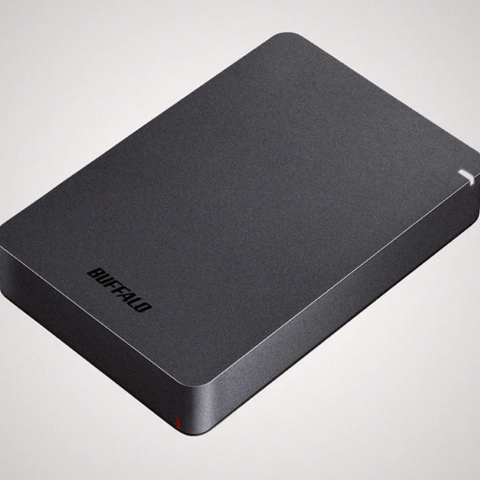 BUFFALO 4TB MiniStation PGF Portable External Hard Drive HDD Shock Resistant