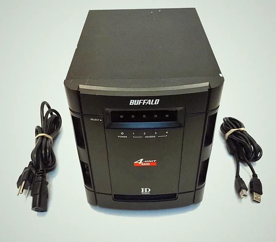 Buffalo HD-QS4.0TSU2R5 DriveStation Quad 4-Unit Raid Hard Drive Array 250GB
