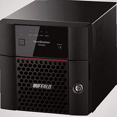 BUFFALO TeraStation 3230DN 2-Bay Secure SMB Desktop NAS 16TB (2x8TB) with Hard D