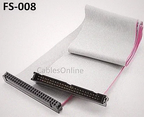 CablesOnline 23inch Internal IDC 50-Pin SCSI Male/Female Extension Ribbon Cable