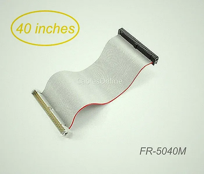 CablesOnline 40 inch Internal IDC 50-Pin SCSI Male/Female Extension Ribbon Cable
