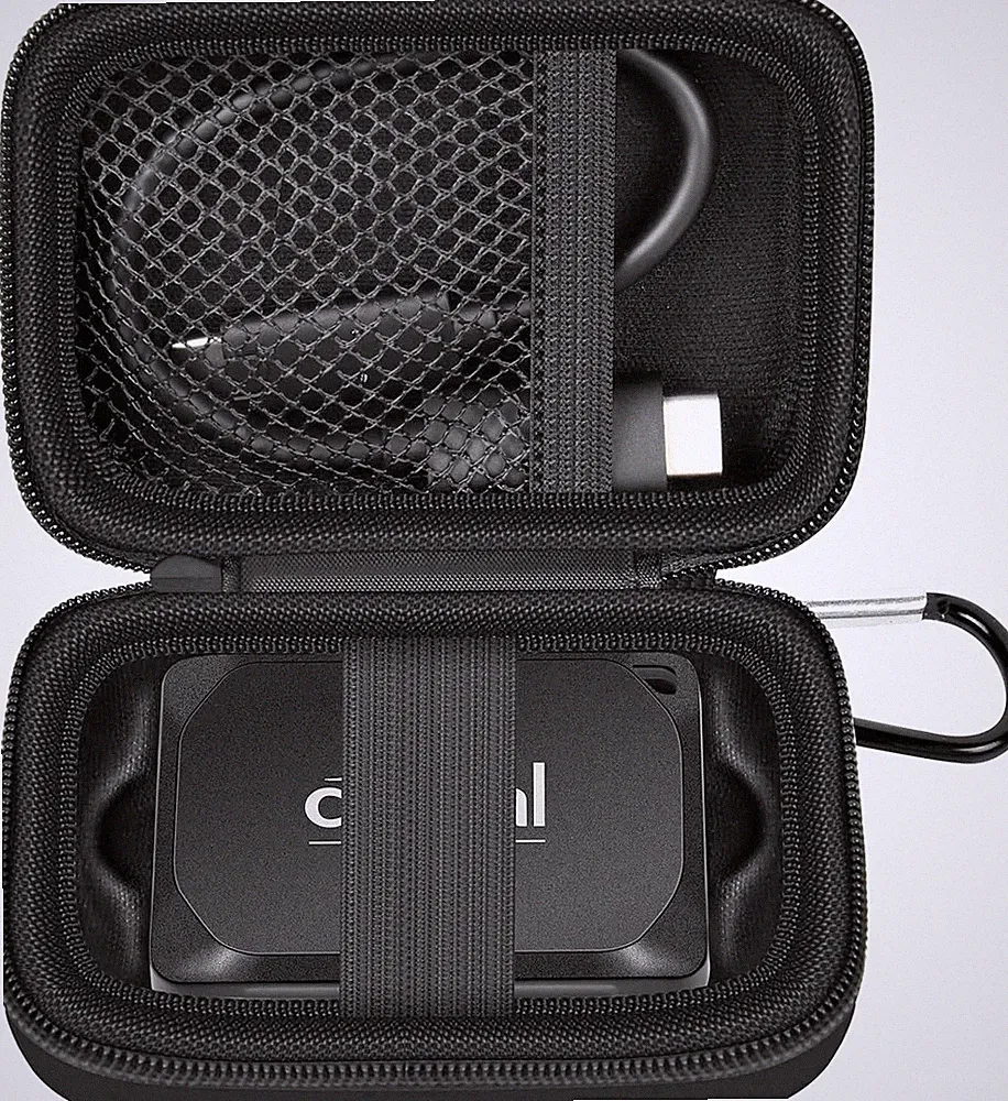 Carrying Case for Crucial X10/ X9 Pro 8TB/ 6TB/ 4TB Portable SSD, 2TB/ 1TB Exter