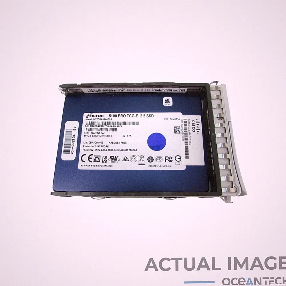 Cisco/Micron UCS-SD960GBE1NK9 960GB SAS Hard Drive for UCS Server Grade B