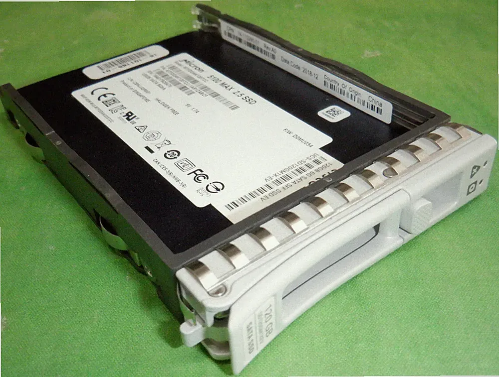 Cisco UCS-SD120GM1X-EV 120GB 2.5" Enterprise 6G SATA 5100 MAX SSD with caddy
