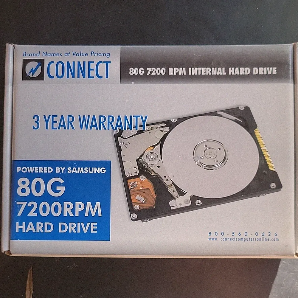 Connect Powered by Samsung 80GB 7200RPM 8MB Cache PATA 3.5" Internal Hard Drive