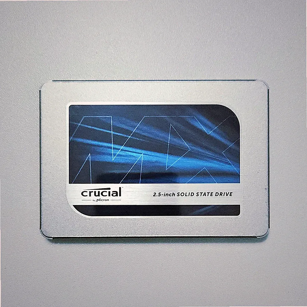 Crucial 1TB SSD Solid State Hard Drive MX500 2.5in SATA III, Tested, 100% Life!