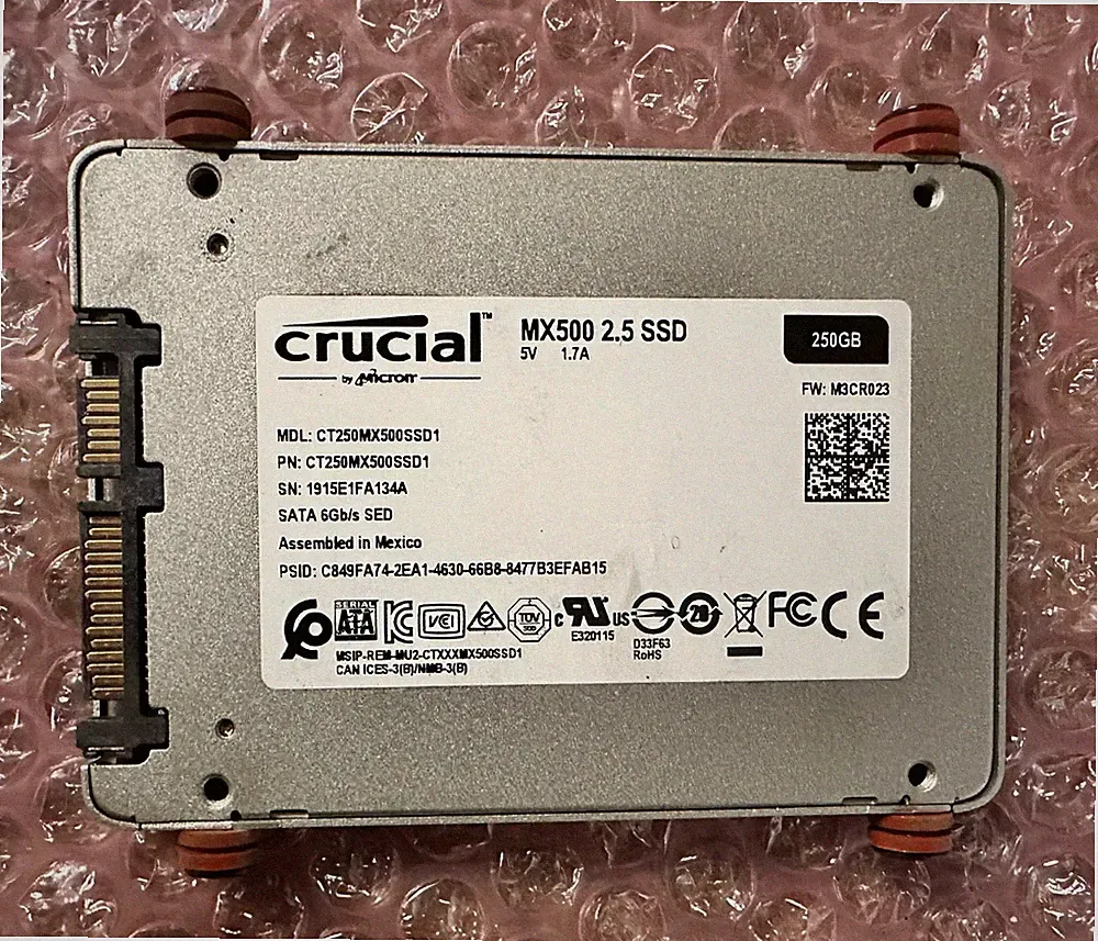 Crucial MX 250GB SSD SATA III 2.5" Internal Drive Laptop Desktop Upgrade