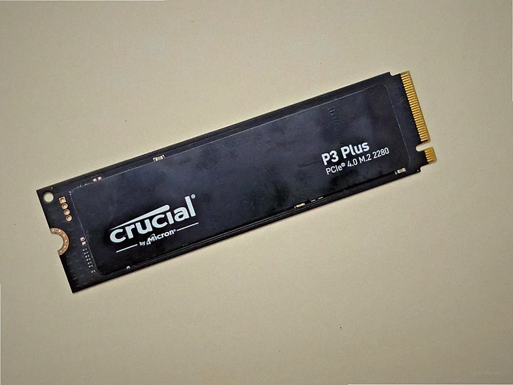 Crucial P3 Plus ( 1TB ) Storage Internal SSD-Health 100%