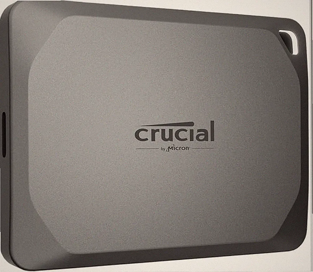 Crucial X9 1TB Portable SSD - - PC and Mac, In Silver