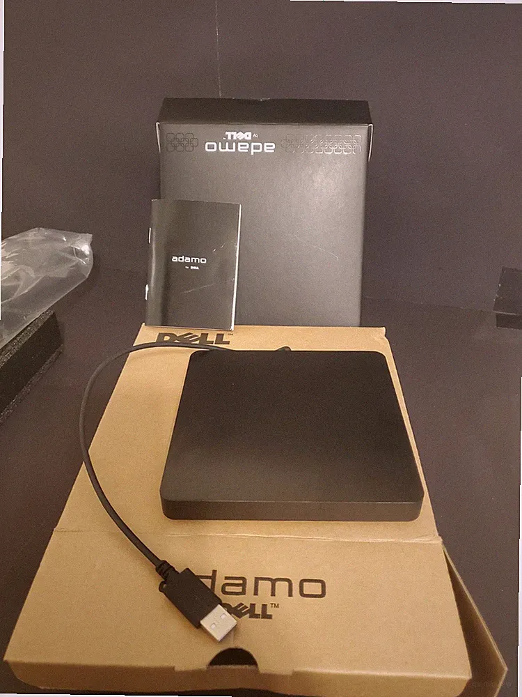 D-910K Dell Adamo A13HDD01 250Gb Black Aluminum USB Powered Hdd