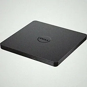 Dell DW316 USB Slim External DVD-Writer - Black