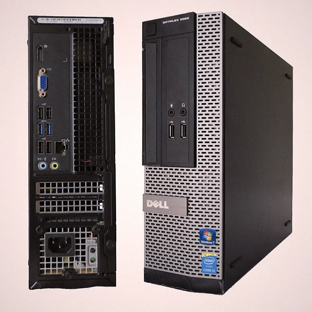 Dell OptiPlex Windows 7 Pro Core i3 3.3 GHz PC Desktop 90 Day Warranty WiFi