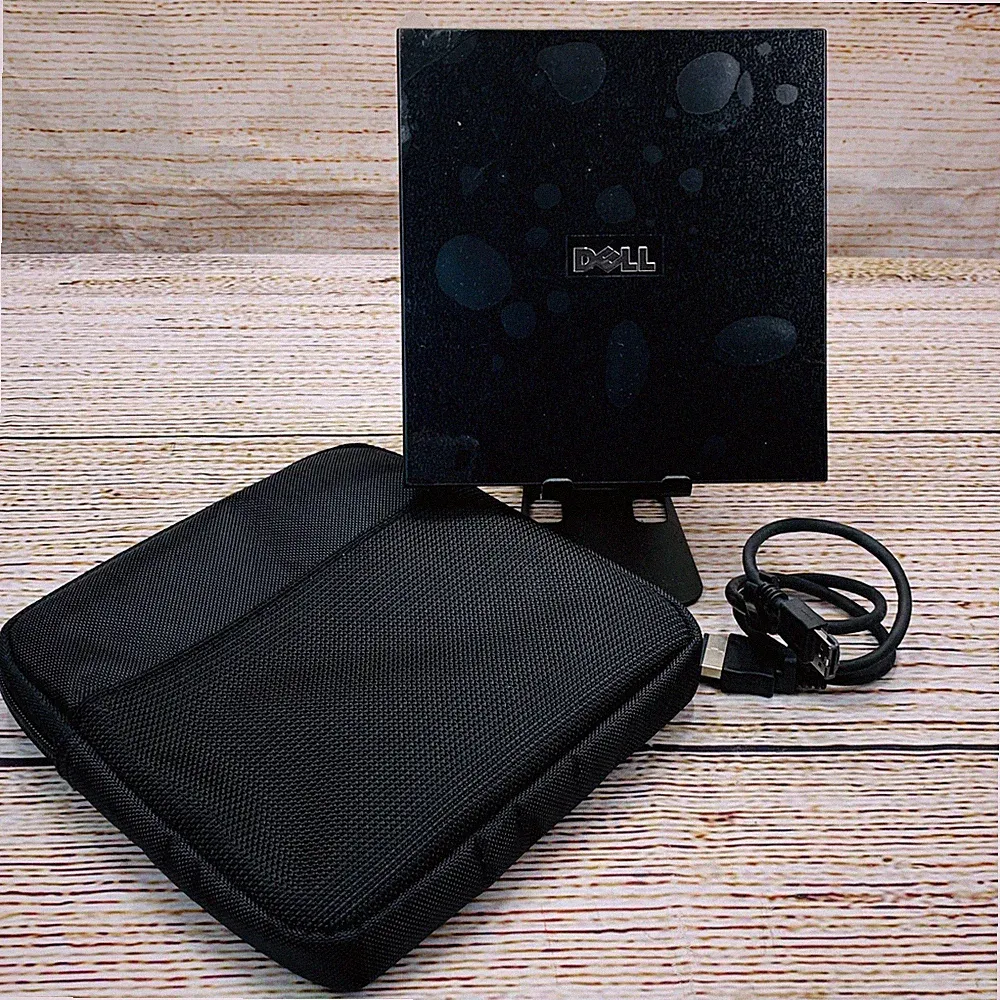 Dell PD02S External Hard Drive HDD Enclosure USB 2.0 with Case & Cable