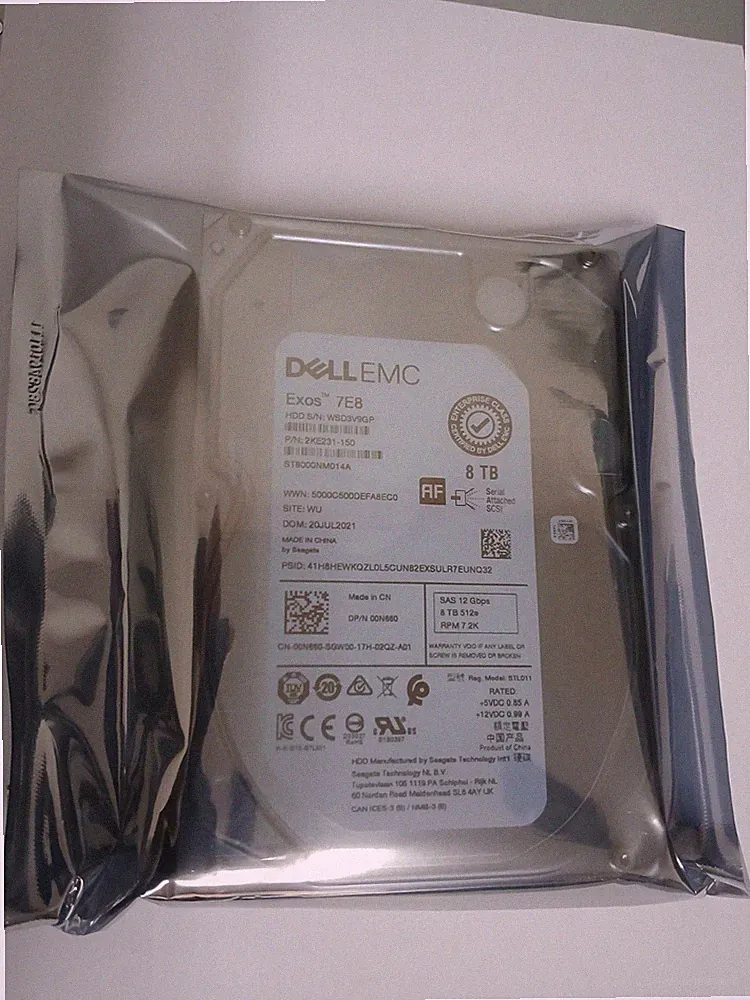 Dell powervault 8tb 12Gbps 7.2k 512e SAS hard drive 90 day warranty 0N660