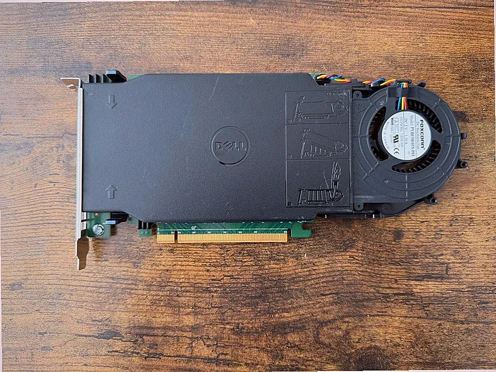 Dell Ultra-Speed Drive Quad NVMe M.2 PCIe x16 SSD Advanced Card and 512Gb NVME
