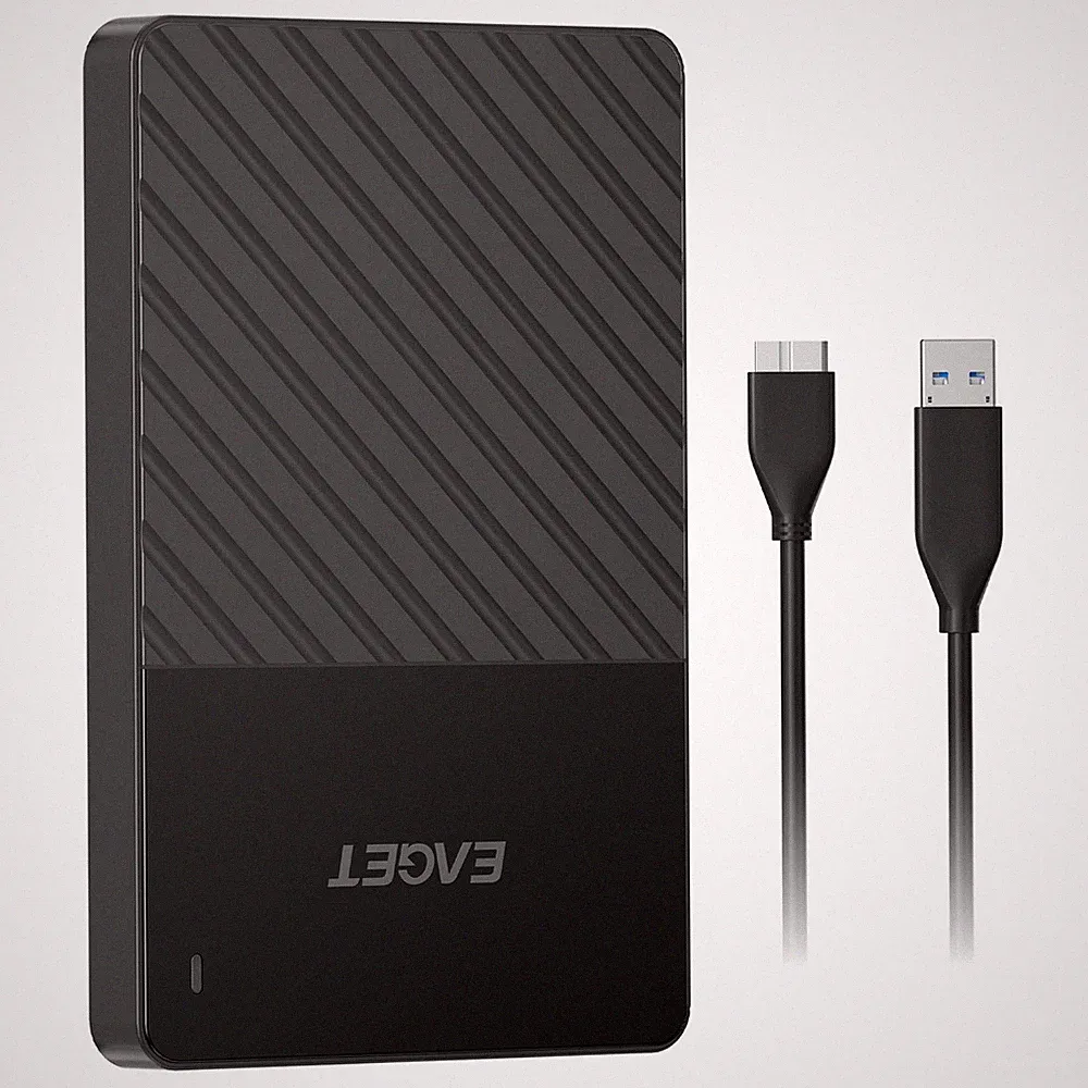 EAGET 500GB 1TB External Hard Drive Portable HDD USB 3.0 for PC/Mac/Laptop/PS4/5