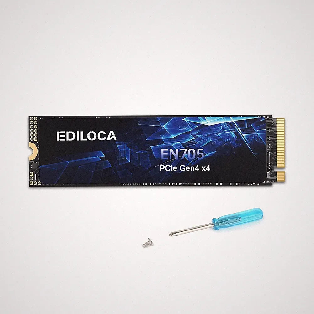 Ediloca M.2 NVMe SSD 1TB 2TB 4TB PCIe4.0 PS5 SSD Hard Drive For PS5 PC Lot