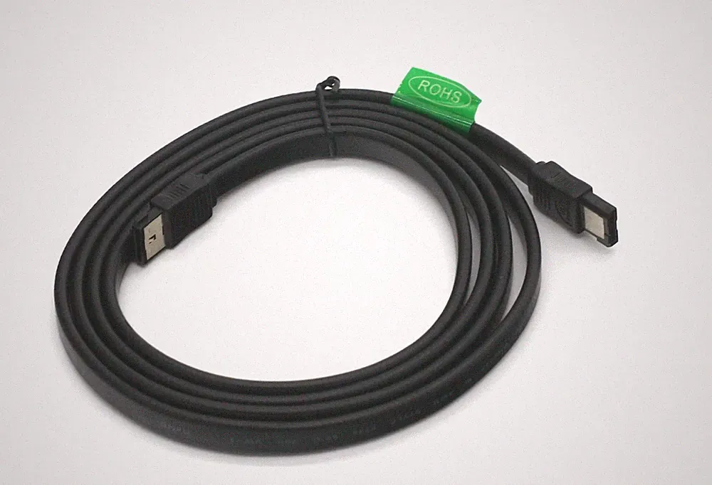 eSATA to eSATA Shielded Data Cable 1.5M External High Performance 6.0Gpbs