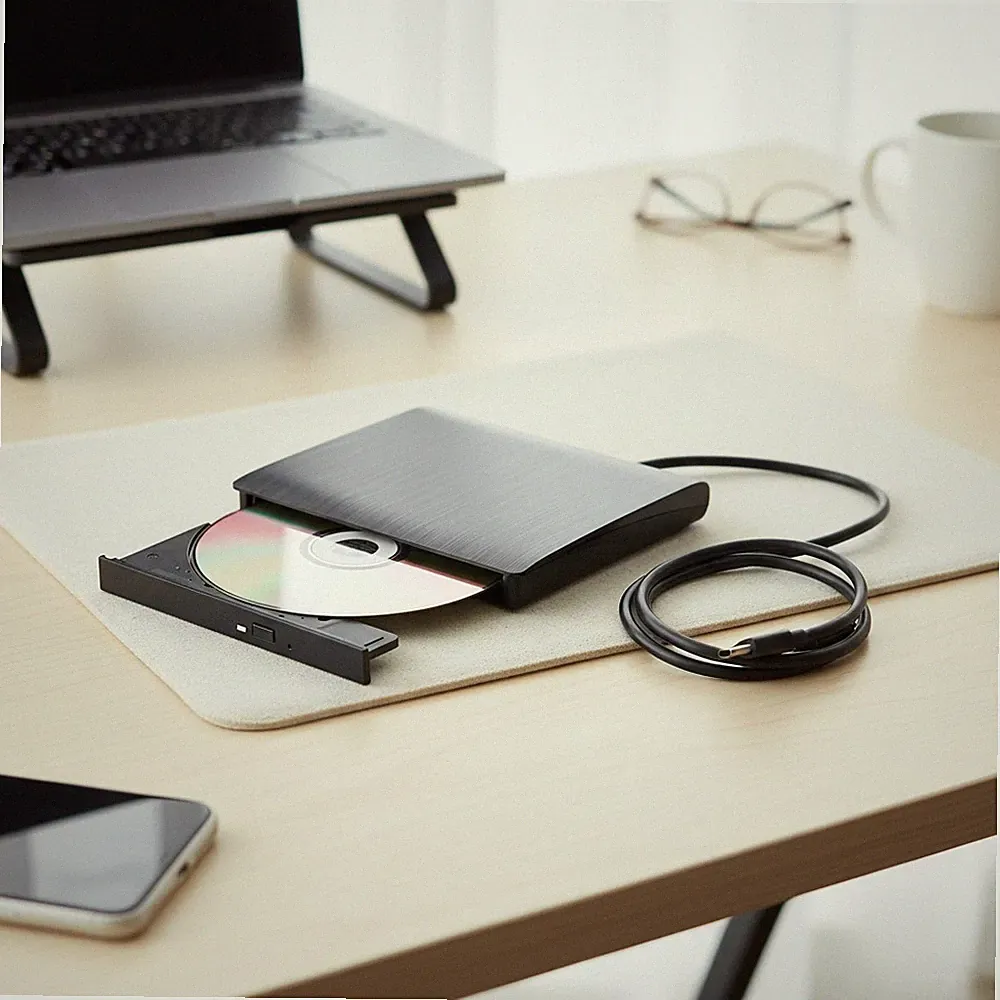 External CD DVD Drive, USB 3.0 Player Burner Writer, for PC Laptop Windows *10*