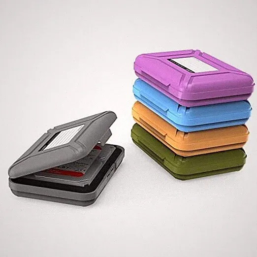 External Hard Drive Case for 3.5 Inch HDD/SSD 5 Packs Portable Multi-Color