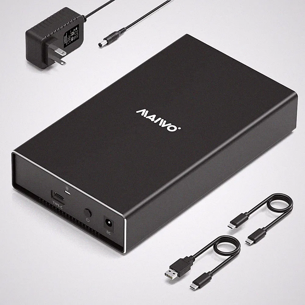 External SAS Enclosure, USB3.1 SAS/SATA Hard Drive Enclosure for 2.5/3.5 inch...