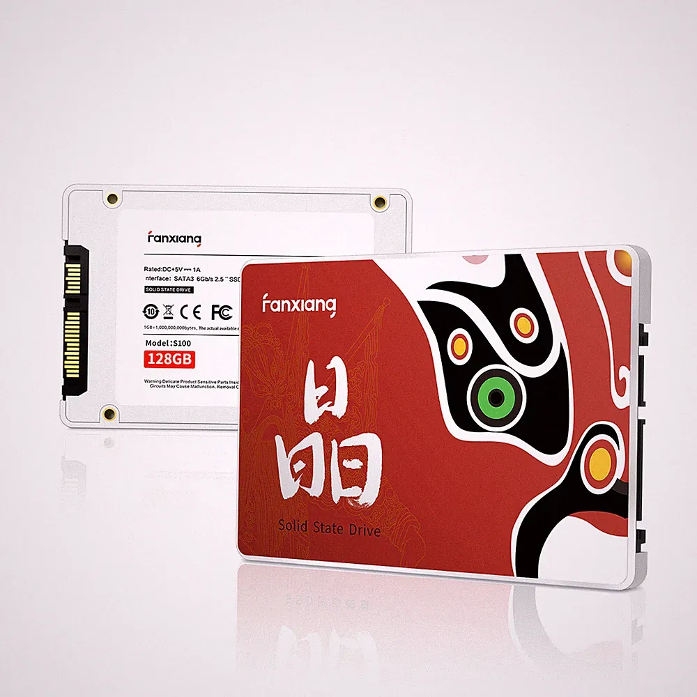 Fanxiang 128GB SSD 2.5''SATA SSD 6Gb/s 530MB/S Internal Solid State Drive TLC PC