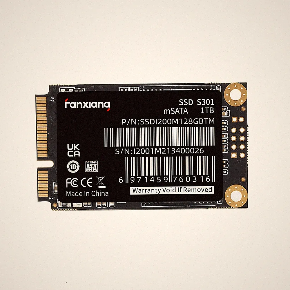 Fanxiang 1TB mSATA III Internal SSD Hard Drive For PC/Laptop 6Gb/s 550MB/S
