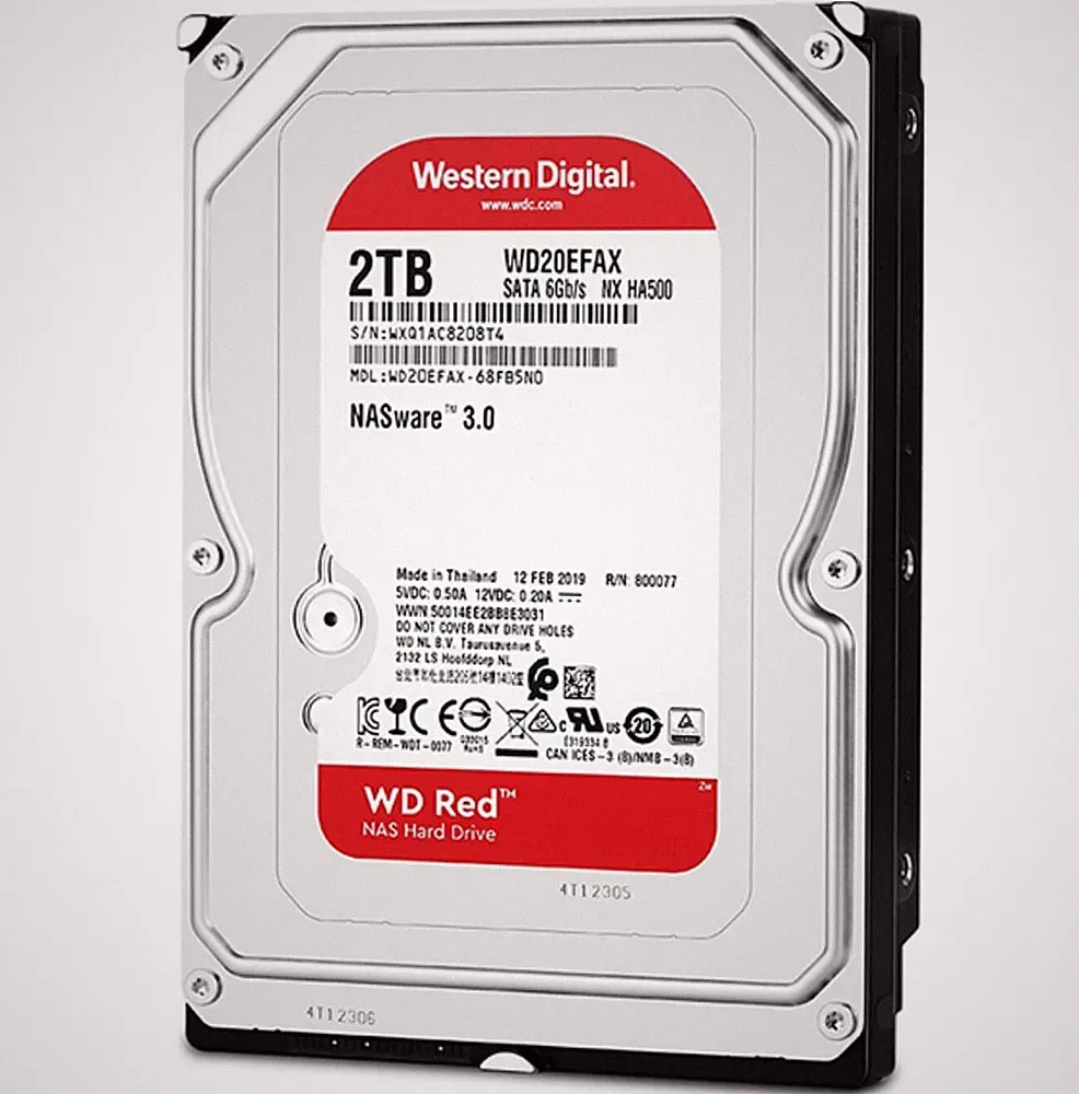 for WD 2TB WD20EFAX 5400Rpm SATA III 256MB 3.5" Enterprise HDD NAS Hard Drive