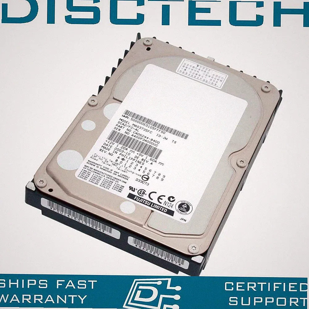 Fujitsu 73GB 15K MAS3735FC MAS Fibre / Fiber Channel Hard Drive