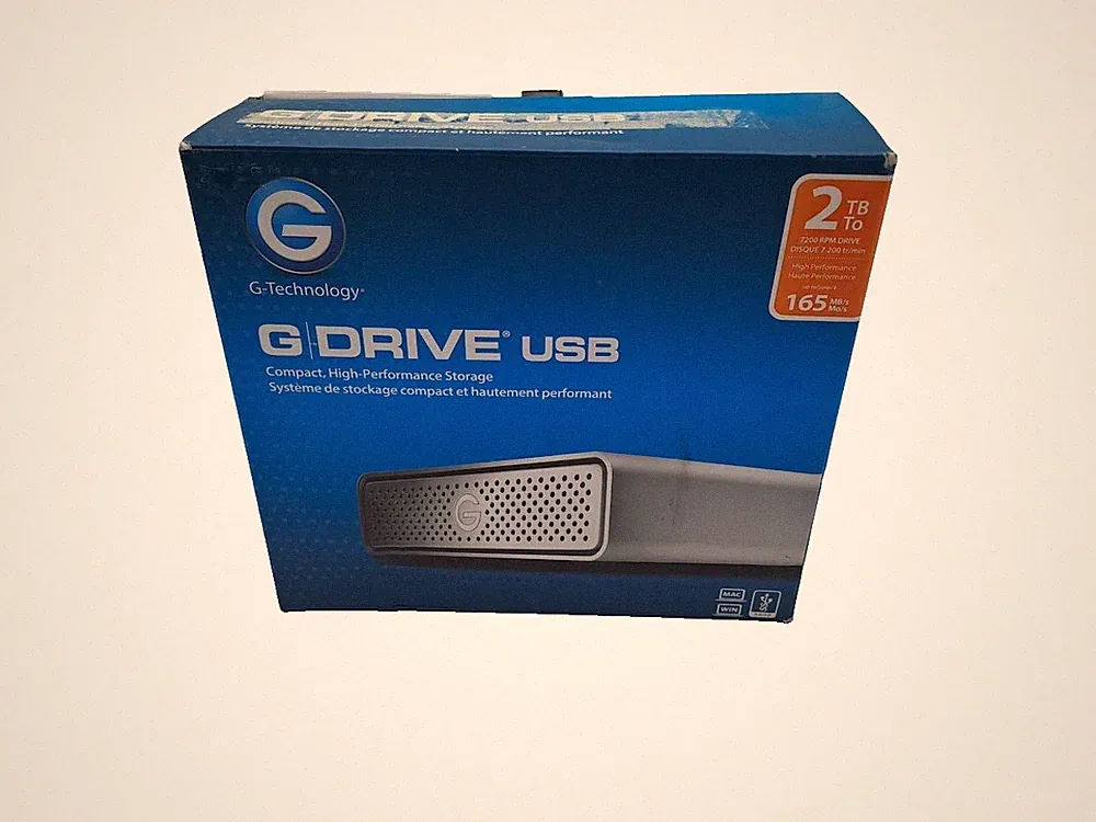 G-Technology G-Drive 2TB Desktop External HDD HUS724020ALE640/90hrs