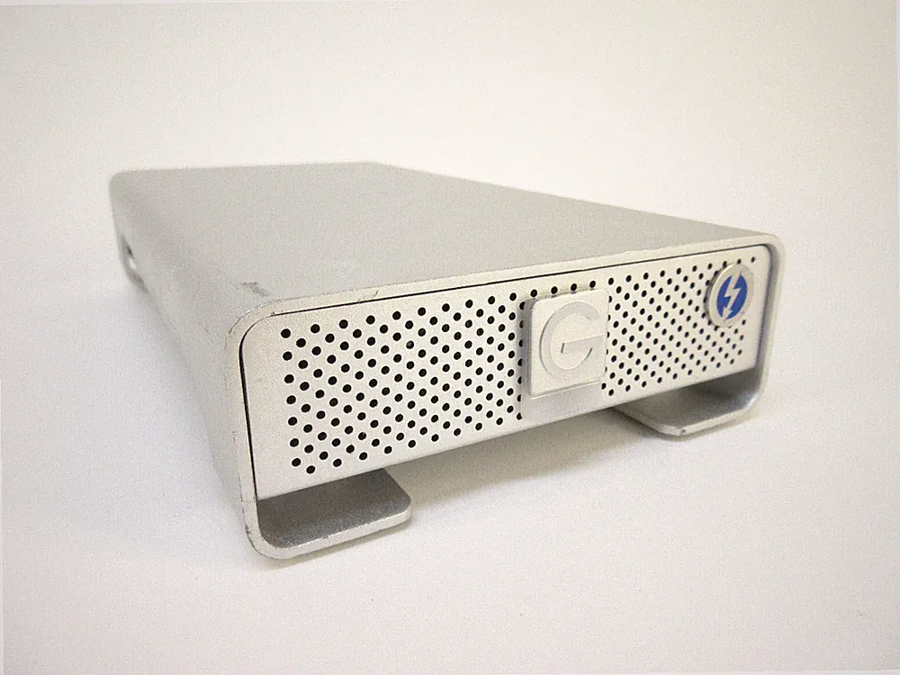 G-Technology G-Drive External Hard Drive Thunderbolt 0G03124 3TB, USB 3, Cables