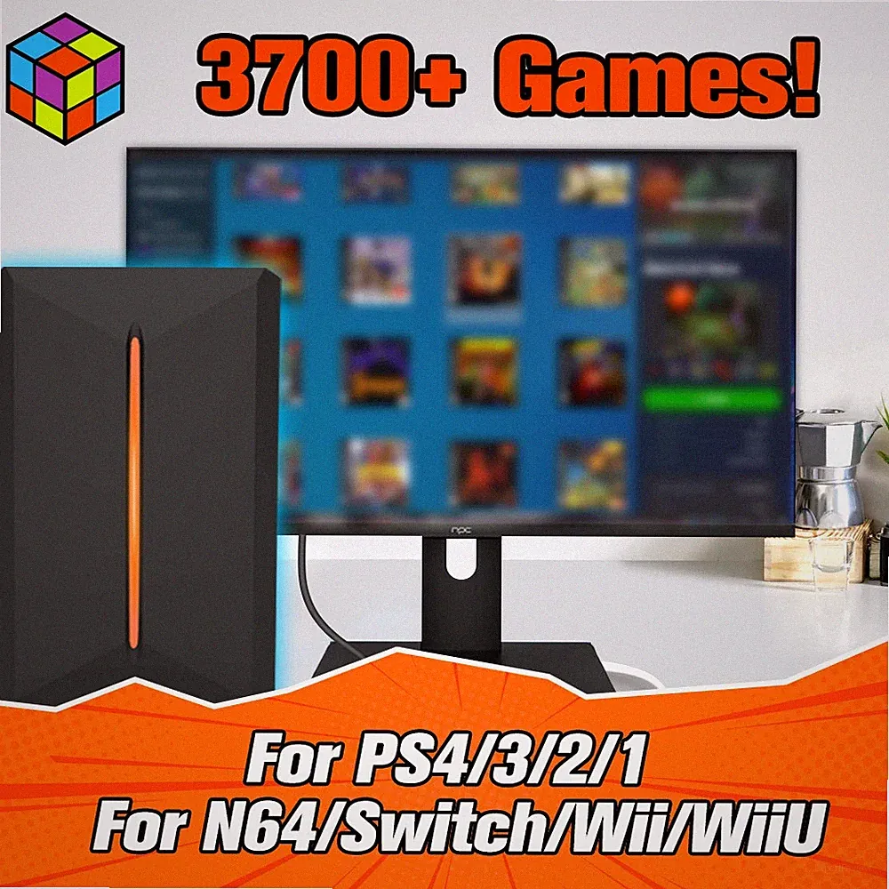 Gaming Hard Drive Disk Retro Game Console Fit for P S 4 / 3 /2/1/WiiU/Wii/N64/DC