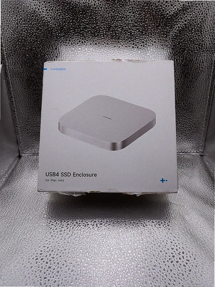 HAGIBIS USB4 HARD DRIVE ENCLOSURE 40Gbps M.2 NVMe SSD CASE FOR Mac Mini M4 M4 Pr