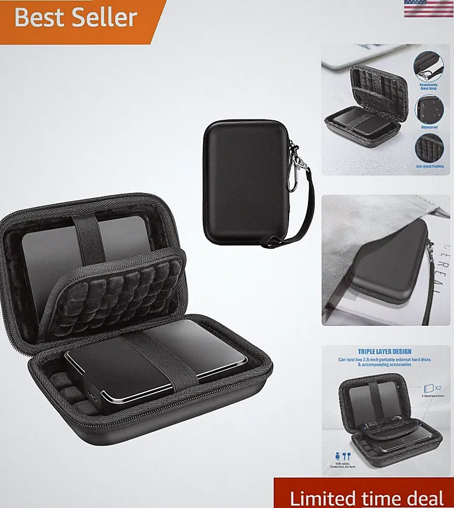 Hard Drive Case 2.5 Inch for Elements WD My Passport Canvio Basics Seagate Ba...