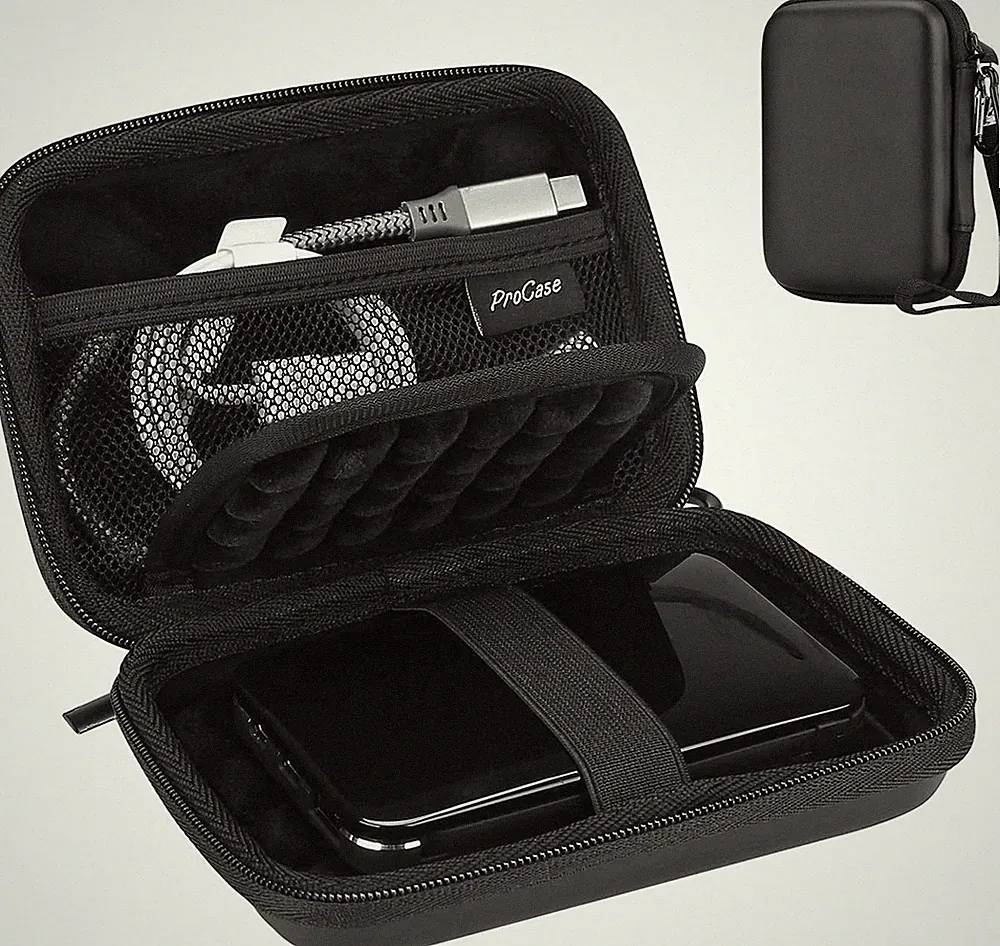 Hard Drive Case for WD Seagate Samsung Portable External Drives Black