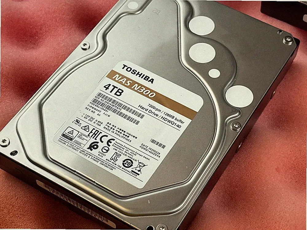 Hard Drive Toshiba NAS N300 HDEXR01ZNA51 4TB 7.2K 128MB 3.5'' - EU VAT