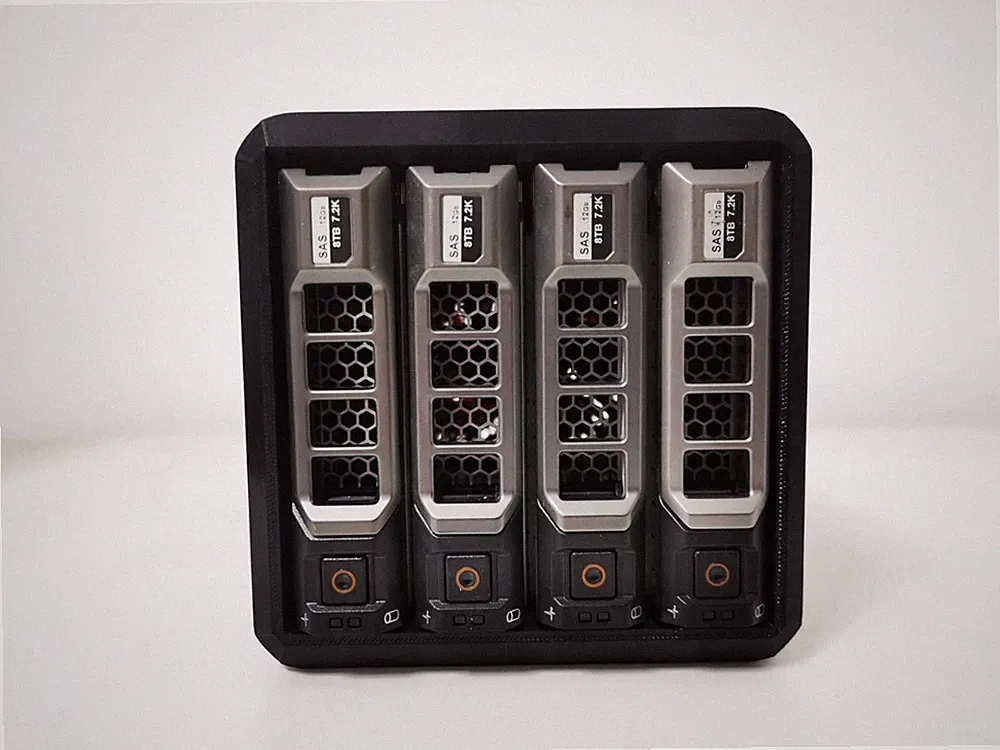 HDD Enclosure Hot Swap Cage 4-Bay Drive Bays 4x SATA 3.5"/2.5"Sas HDD